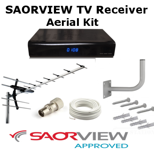 Saorview Approved Box & Saorview UHF Aerial Kit For Watching All Of The ...